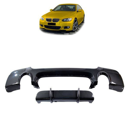 ДИФУЗЬОР BMW E92 E93 06-13 LOOK CARBON -O---O-