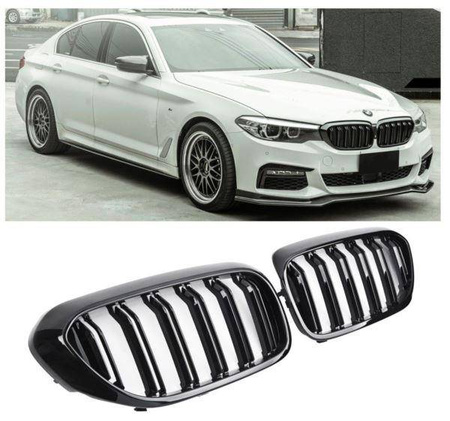 РЕШЕТКА (БЪБРЕК) BMW G30 G31 DOUBLE M5 LOOK GLOSSY B