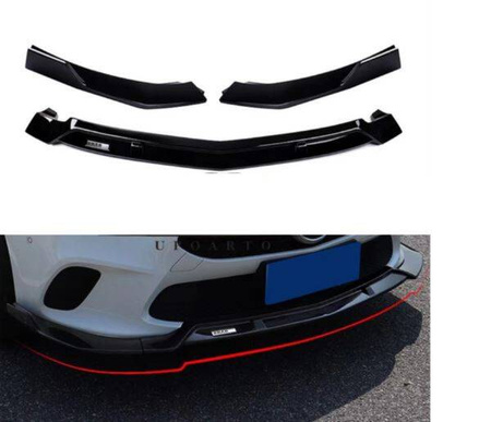 ПРЕДЕН СПЛИТЕР MERCEDES A W177 V177 2019- ГЛАНЦ