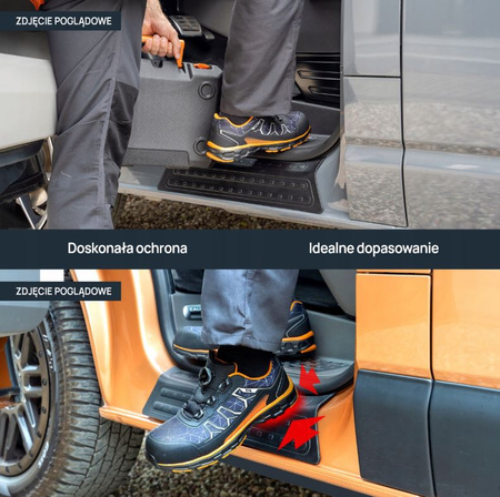 Защитни прагове за CITROEN JUMPY 2007-2016 | ABS