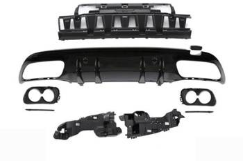 ДИФУЗЬОР MERCEDES W205 LOOK C43 AMG ЧЕРЕН