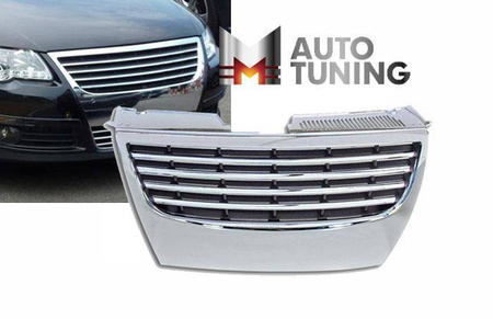 РЕШЕТКА VW PASSAT 3C B6 04/05-7/10 ХРОМ БЕЗ PDC