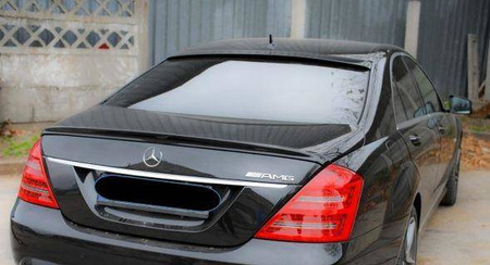 СПОЙЛЕР MERCEDES W221 06-11 БАГАЖНИК ABS ЛЪСКАВ ЧЕРЕН