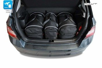 SKODA FABIA HATCHBACK 2014+ ЧАНТИ ЗА БАГАЖ 3 БР