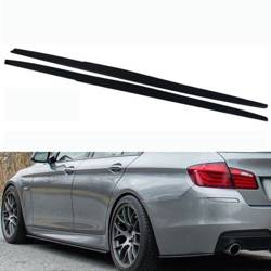 ЛЕНТИ ЗА ПРАГОВЕ BMW F10 F11 F18 MP ГЛАНЦОВО ЧЕРНО