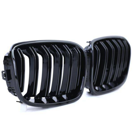 РЕШЕТКА (БЪБРЕК) BMW F20 11-15 ЧЕРНА ГЛАНЦОВА
