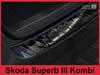 SKODA SUPERB 3 комби Черна защитна капачка на задната броня (тапицерия)
