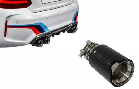 НАКРАЙНИК ОТ ВЪГЛЕРОДНИ ВЛАКНА, ГЛАНЦИРАН ФИ 9 CM/ 6,3 CM