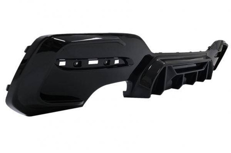 ДИФУЗЬОР BMW F20 F21 15-19 TWIN DOUBLE PIANO BLACK