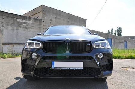 РЕШЕТКА (БЪБРЕК) BMW X6 (F16) X6M F15 15- ЧЕРНА ПОЛИЦА.