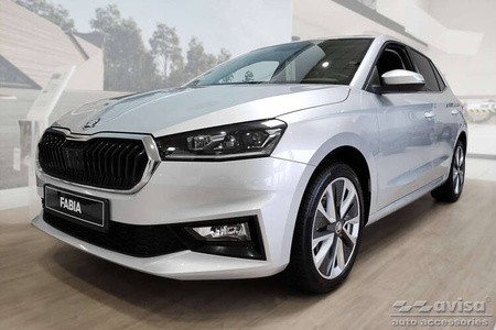 Капак на задната броня за Skoda Fabia 4 Hatchback (стомана)