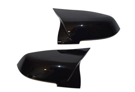 КАПАЧКИ ЗА ОГЛЕДАЛА BMW F20 F30 F36 X1 M2 GLOSS BL