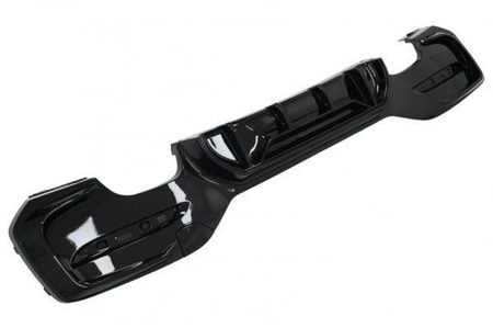 ДИФУЗЬОР BMW F20 F21 15-19 TWIN DOUBLE PIANO BLACK