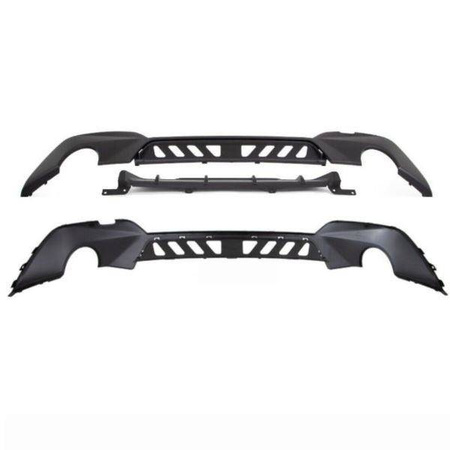 ДИФУЗЬОР BMW G20 G21 M-PERFORMANCE МАТОВО ЧЕРЕН