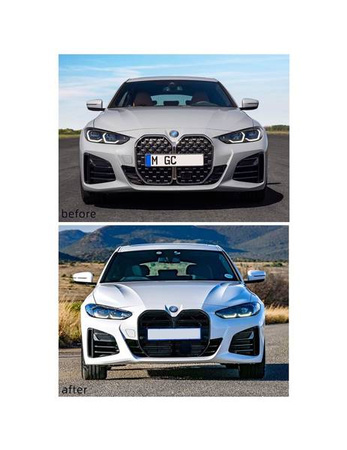 РЕШЕТКА BMW 4 G26 GRAND COUPE ЧЕРНА ГЛАНЦОВА