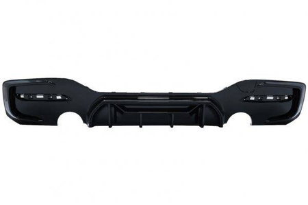 ДИФУЗЬОР BMW F20 F21 15-19 TWIN SINGLE PIANO BLACK