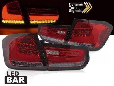 BMW F30 11-15 LED задни светлини RED LED BAR SEQ