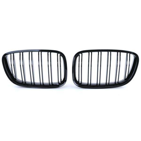 БЪБРЕКОВИДНА РЕШЕТКА BMW F07 08-17 M-STYLE ЧЕРНА ГЛАНЦОВА
