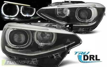 Bmw F20 F21 фарове 11-14 доведе ringlights черен
