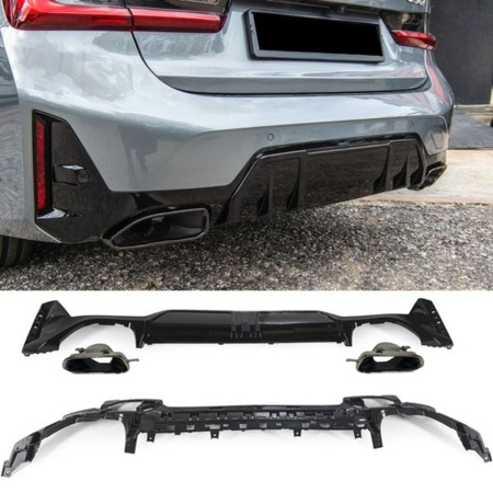 ДИФУЗЬОР BMW G20 G21 LCI 7/22 M ПАКЕТ 340D 340I CH