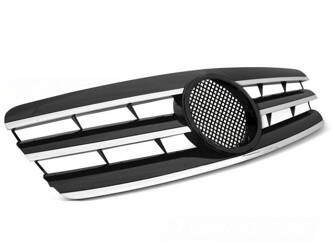 Решетка Mercedes W203 00-07 CL Style Black Chrome