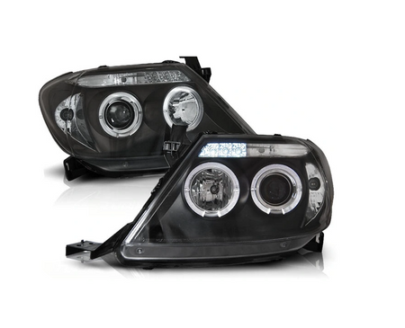 Светлини Toyota Hilux 05-11 Ringi Led Lenses Black