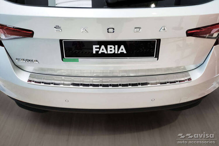 Капак на задната броня за Skoda Fabia 4 Hatchback (стомана)