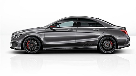 СТРАНИЧНИ СТИКЕРИ ТЪМНО СИВО MERCEDES W117 CLA AMG
