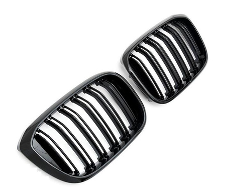 РЕШЕТКА (БЪБРЕК) BMW X3 X4 G01 G02 LOOK M GLOSSY BLAC