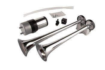 Гръмки фанфари от рог двойни тромпети хромиран компресор като ТИР