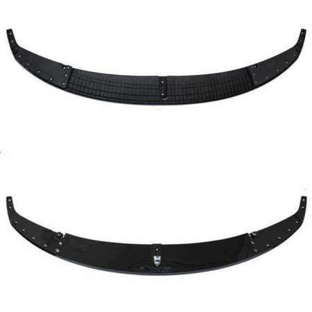 ПРЕДЕН ПАНЕЛ BMW F30 F31 11- ЛЪСКАВ ЧЕРЕН СПЛИТЕР