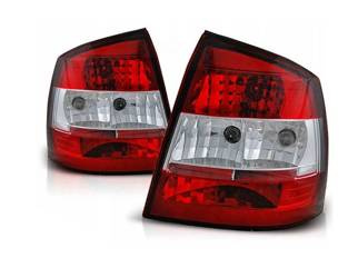 Задни светлини Opel Astra G Ii Hb 97-04 Clear Red